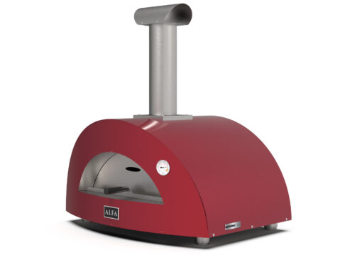 Alfa Forni Moderno 2 Pizze Holz Rot