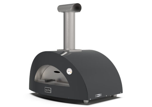Alfa Forni Moderno 2 Pizze Holz Grau
