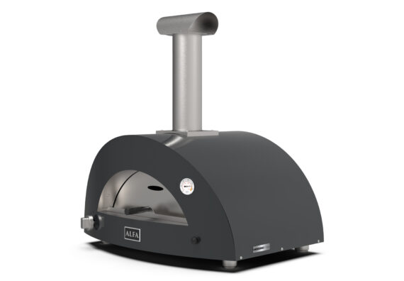 Alfa Forni Moderno 2 Pizze Gas Grau