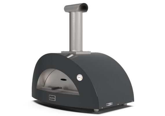 Alfa Forni Moderno 3 Pizze Holz Grau