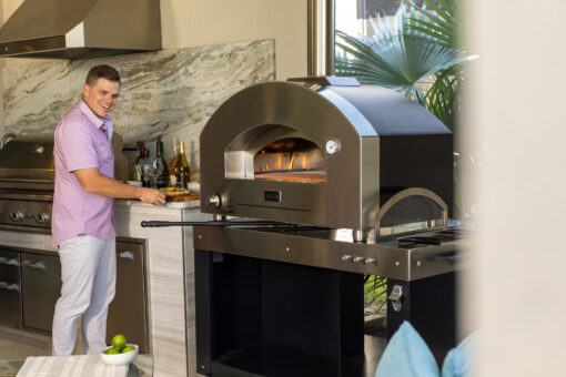Alfa Forni Futuro 2 Pizze Schwarz – Bild 4