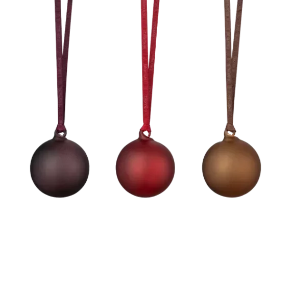 6er Set Weihnachtskugeln